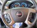 Ebony 2009 GMC Sierra 1500 SLT Crew Cab 4x4 Steering Wheel