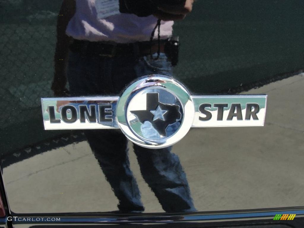 2008 Ram 1500 Lone Star Edition Quad Cab - Brilliant Black Crystal Pearl / Medium Slate Gray photo #21