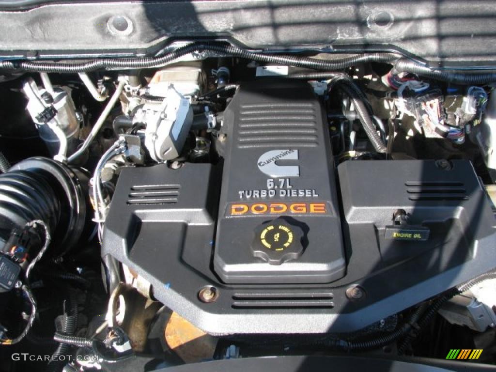 2008 Dodge Ram 3500 Laramie Mega Cab 4x4 6.7 Liter Cummins OHV 24-Valve BLUETEC Turbo-Diesel Inline 6-Cylinder Engine Photo #37789408