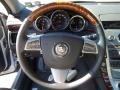 2010 Cadillac CTS Light Titanium/Ebony Interior Steering Wheel Photo
