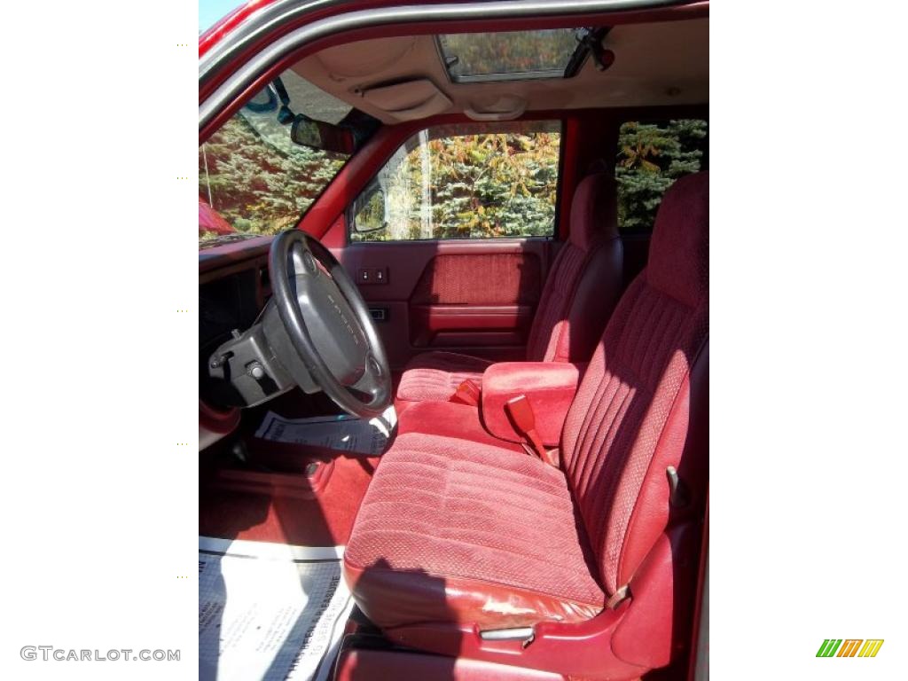 1994 Dakota SLT Extended Cab 4x4 - Poppy Red / Red photo #22