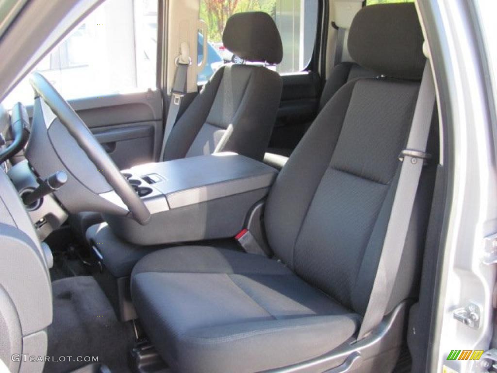 Ebony Interior 2010 GMC Sierra 1500 SLE Crew Cab Photo #37796008
