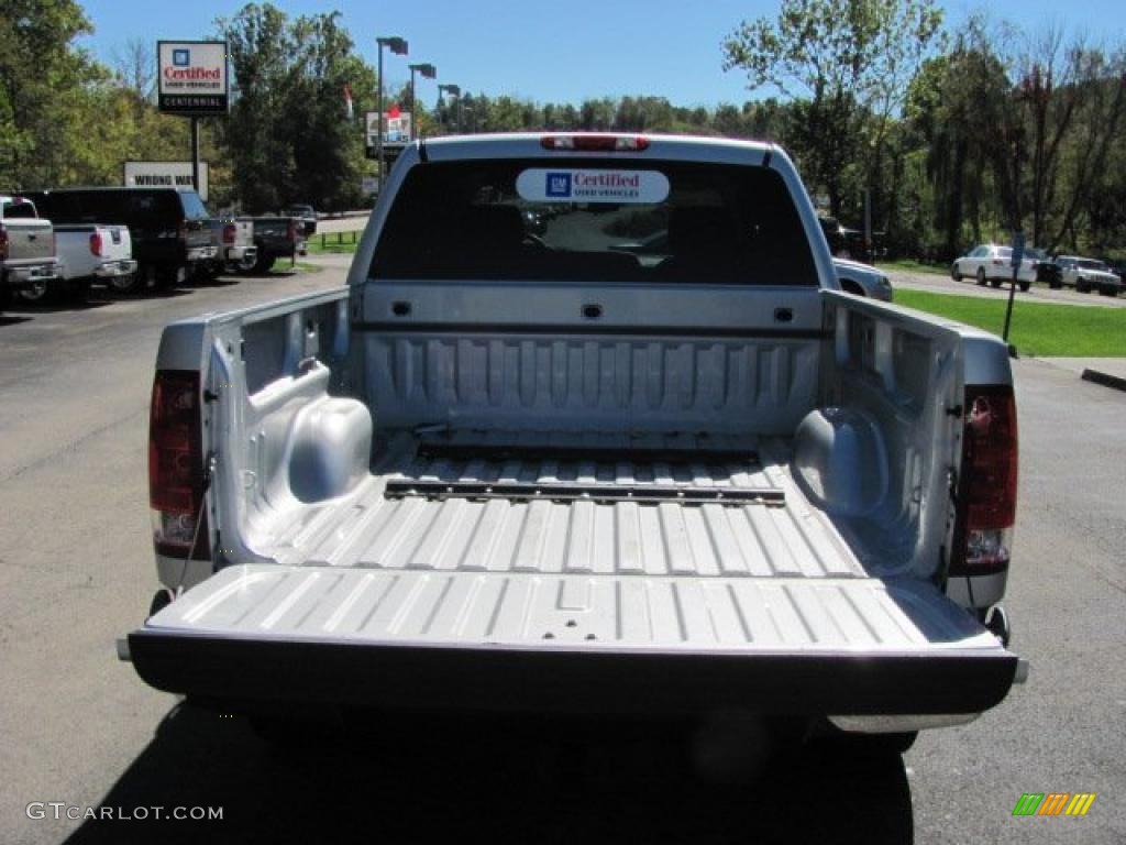 2010 Sierra 1500 SLE Crew Cab - Pure Silver Metallic / Ebony photo #10