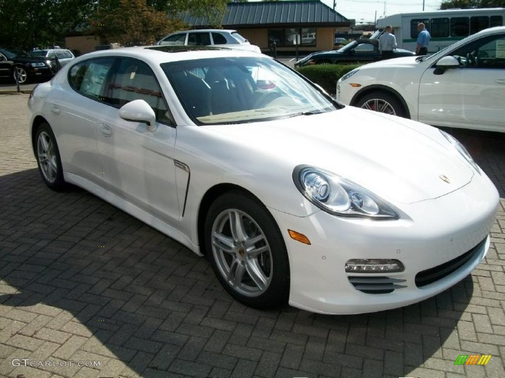 Carrara White 2011 Porsche Panamera 4 Exterior Photo #37796056