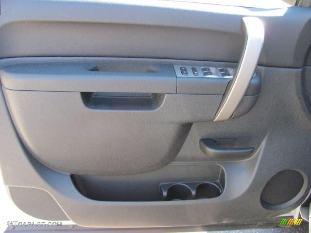 2010 Sierra 1500 SLE Crew Cab - Pure Silver Metallic / Ebony photo #13