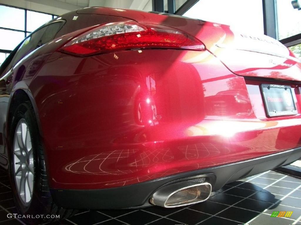 2011 Panamera 4 - Ruby Red Metallic / Luxor Beige photo #20