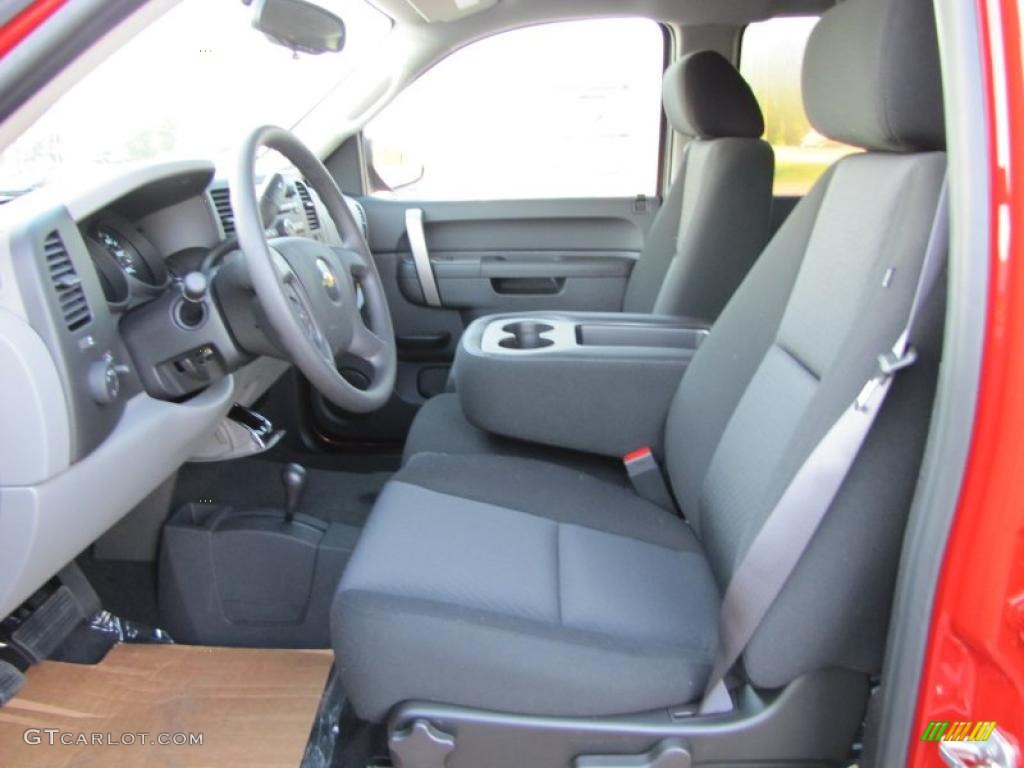 2011 Silverado 1500 LS Crew Cab 4x4 - Victory Red / Dark Titanium photo #11