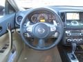 Cafe Latte 2011 Nissan Maxima 3.5 SV Premium Steering Wheel