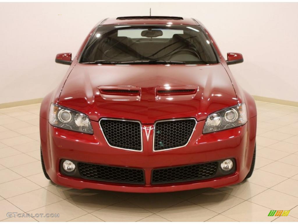 2009 G8 Sedan - Sport Red Metallic / Onyx photo #2