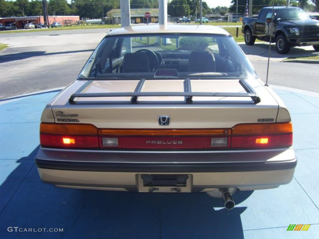 1989 Prelude S - Laguna Gold Metallic / Beige photo #11