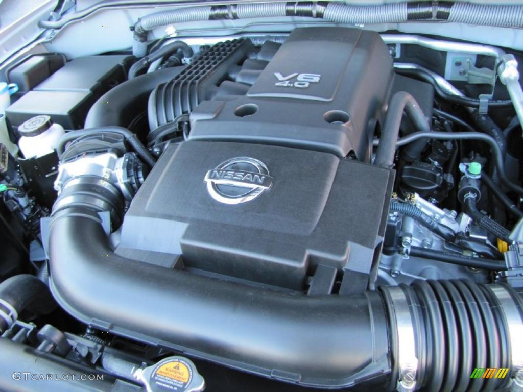 2011 Nissan Frontier SV Crew Cab 4.0 Liter DOHC 24-Valve CVTCS V6 Engine Photo #37799320