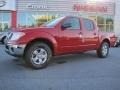 2011 Red Alert Nissan Frontier SV Crew Cab  photo #1