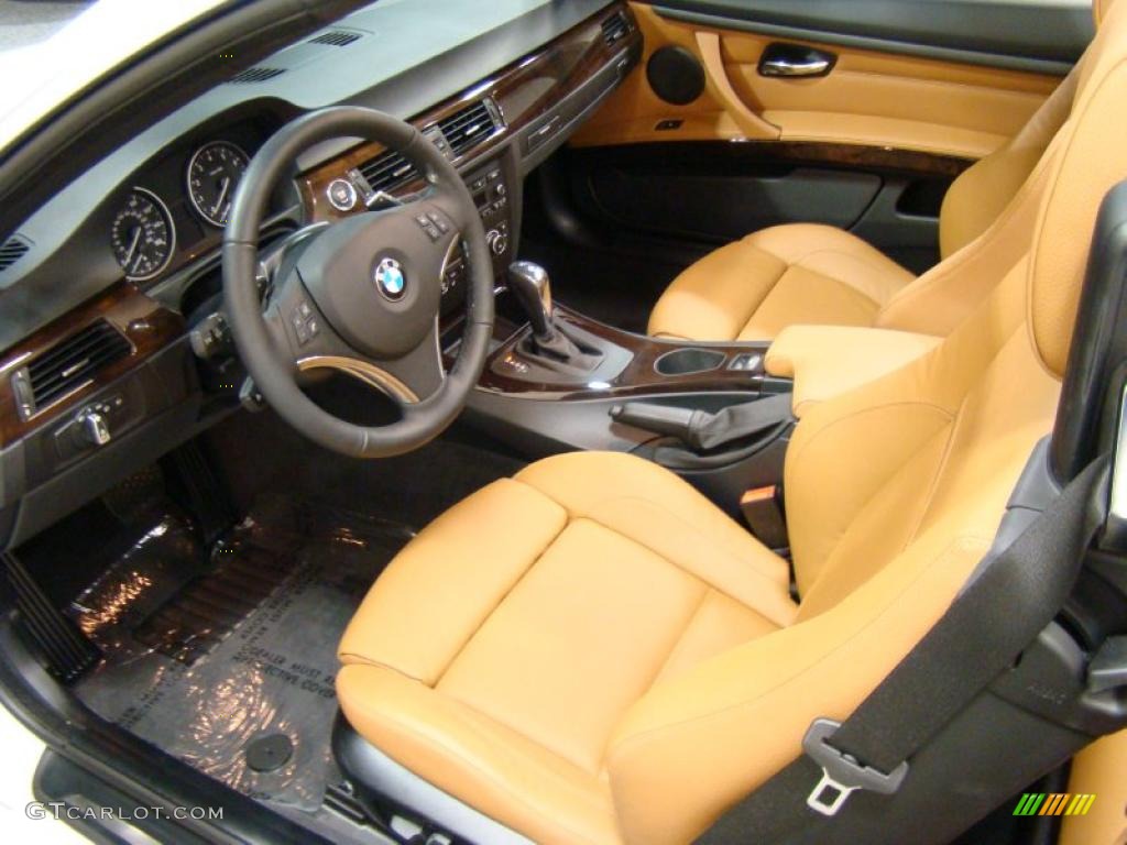 Saddle Brown Dakota Leather Interior 2011 BMW 3 Series 335i Convertible Photo #37800224