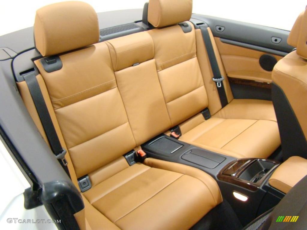 Saddle Brown Dakota Leather Interior 2011 BMW 3 Series 335i Convertible Photo #37800284