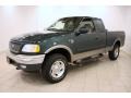 2001 Dark Highland Green Metallic Ford F150 XLT SuperCab 4x4  photo #3