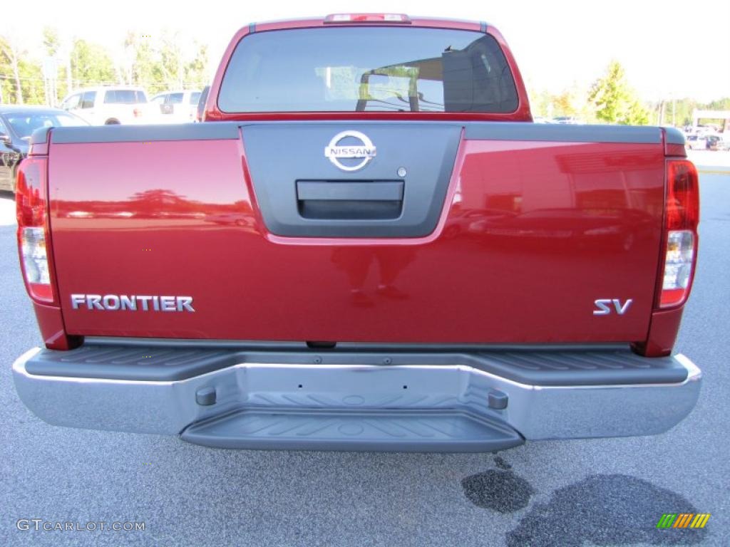 Red Brick 2011 Nissan Frontier SV Crew Cab Exterior Photo #37800668