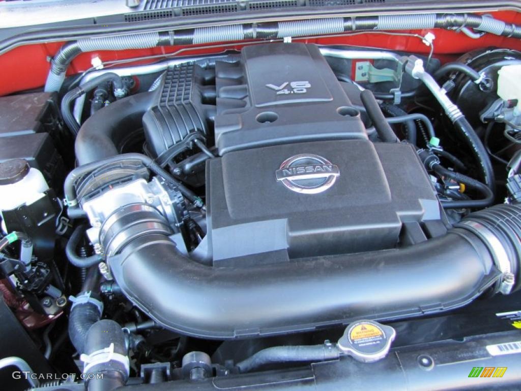 2011 Nissan Frontier SV Crew Cab 4.0 Liter DOHC 24-Valve CVTCS V6 Engine Photo #37800748