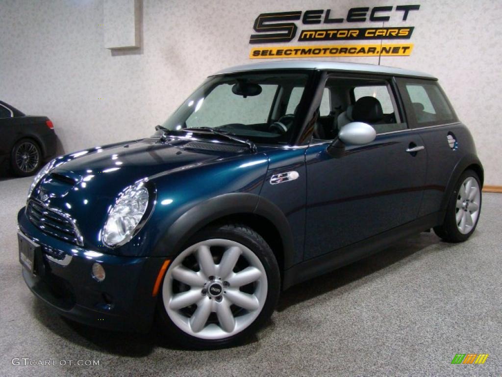 2006 Cooper S Hardtop - Space Blue Metallic / Black/Panther Black photo #1