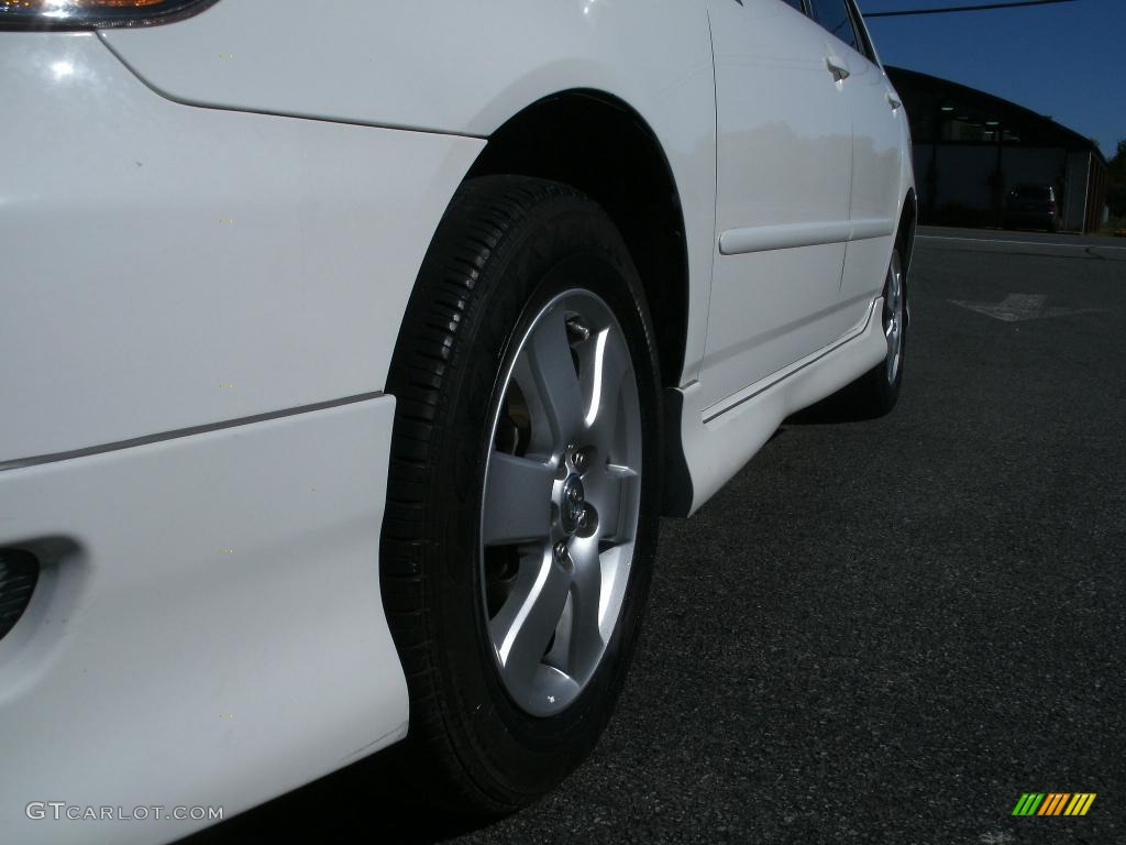2008 Corolla S - Super White / Dark Charcoal photo #3