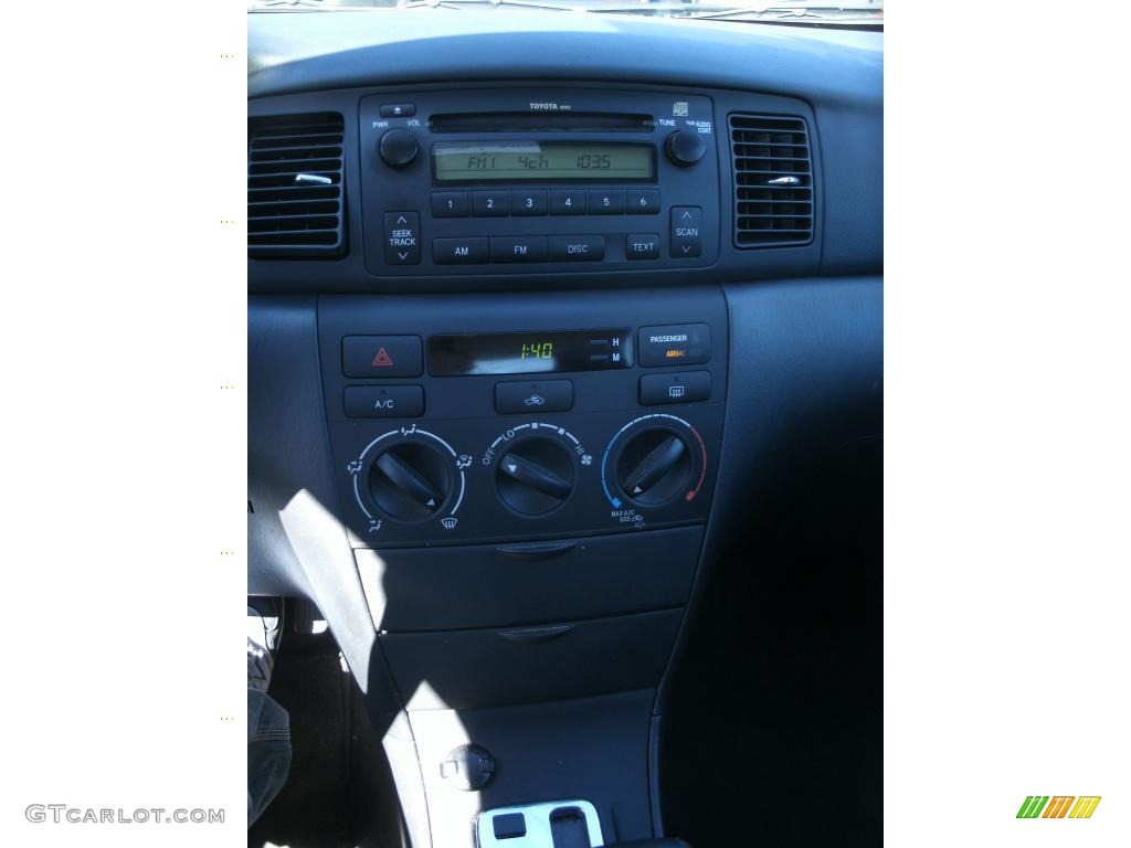 2008 Corolla S - Super White / Dark Charcoal photo #11