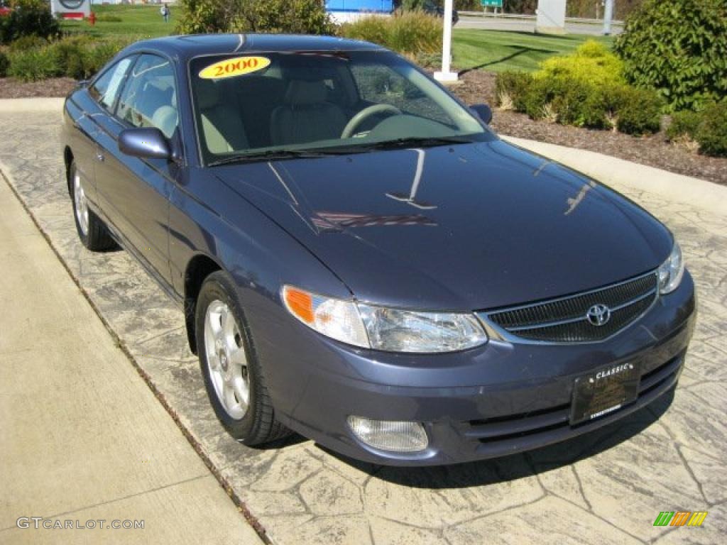 2000 Solara SLE V6 Coupe - Twilight Blue Pearl / Ivory photo #1