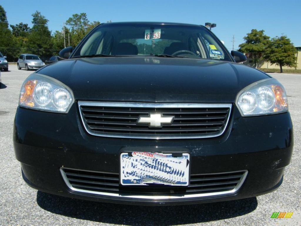 2007 Malibu LT Sedan - Black / Cashmere Beige photo #8