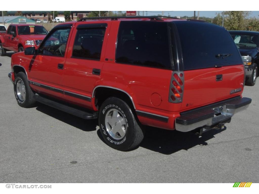 1999 Tahoe LT 4x4 - Victory Red / Gray photo #29