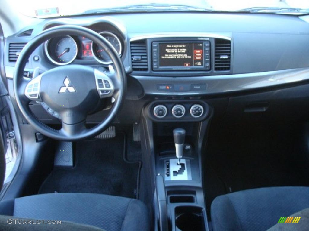 Black Interior 2009 Mitsubishi Lancer GTS Photo #37803920