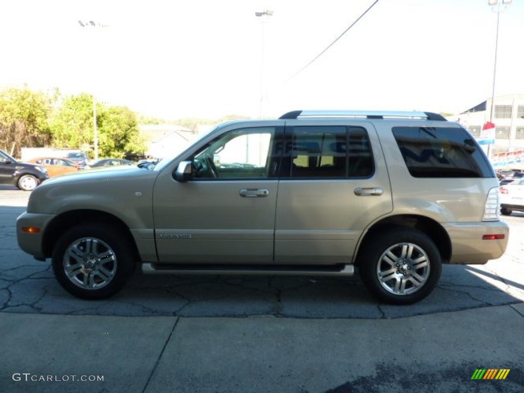 2007 Mountaineer Premier AWD - Light French Silk Metallic / Camel photo #6