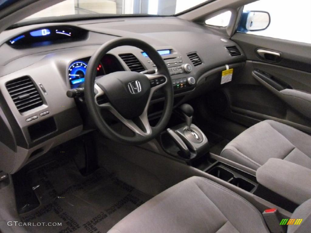 Gray Interior 2011 Honda Civic LX Sedan Photo #37805320