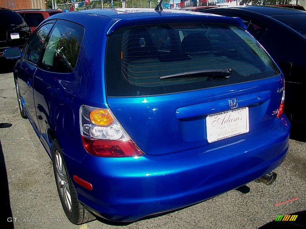 2004 Civic Si Coupe - Vivid Blue Pearl / Black photo #4