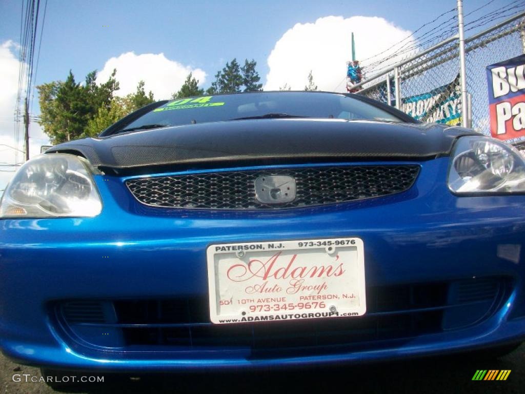 2004 Civic Si Coupe - Vivid Blue Pearl / Black photo #6