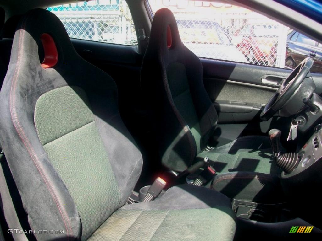 2004 Civic Si Coupe - Vivid Blue Pearl / Black photo #11
