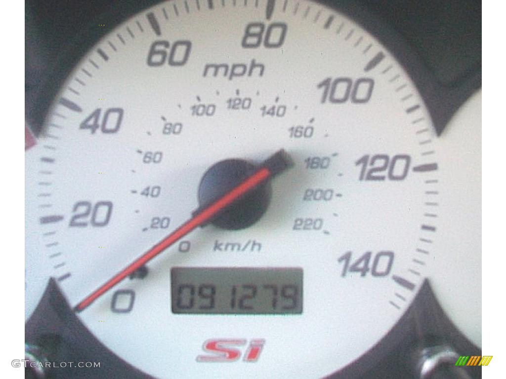 2004 Civic Si Coupe - Vivid Blue Pearl / Black photo #15