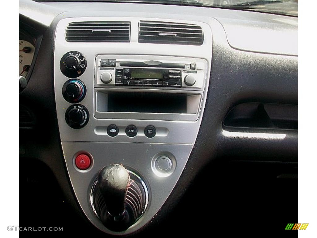 2004 Civic Si Coupe - Vivid Blue Pearl / Black photo #18