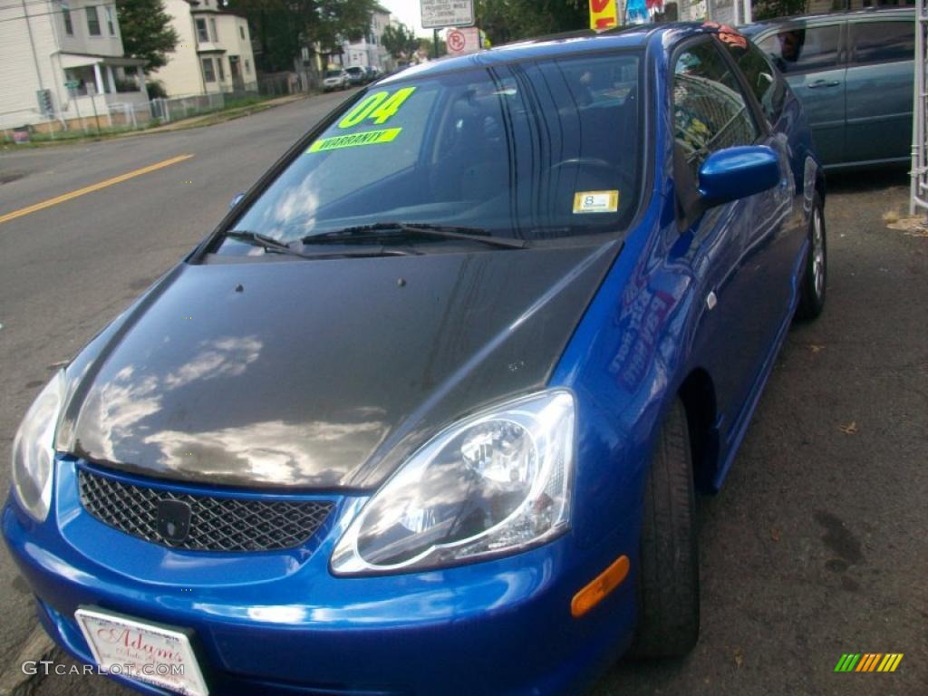 2004 Civic Si Coupe - Vivid Blue Pearl / Black photo #31