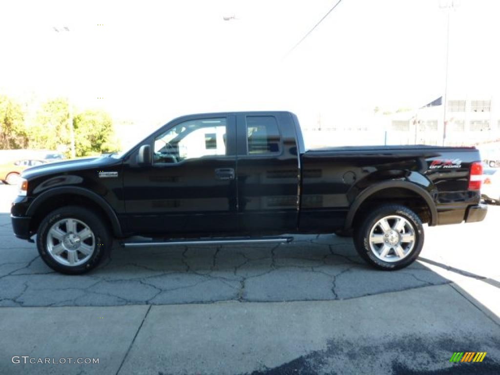 2006 F150 FX4 SuperCab 4x4 - Black / Black photo #6