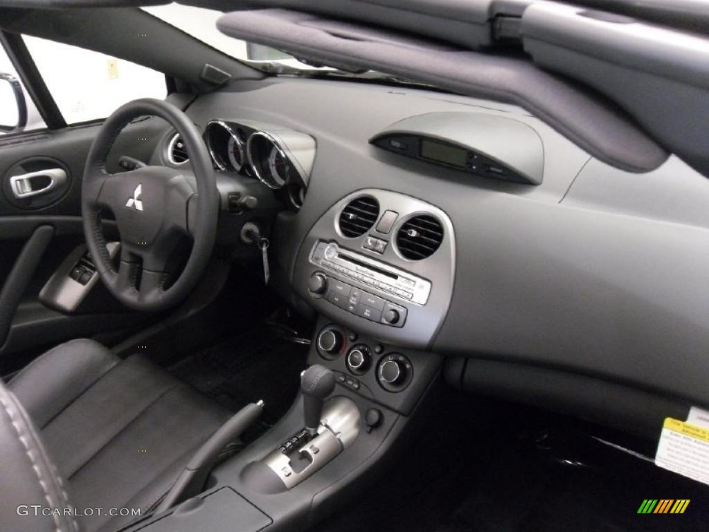 Dark Charcoal Interior 2011 Mitsubishi Eclipse Spyder GS Sport Photo #37806564