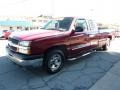 2004 Sport Red Metallic Chevrolet Silverado 1500 LS Extended Cab  photo #4