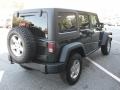2011 Natural Green Pearl Jeep Wrangler Unlimited Rubicon 4x4  photo #4