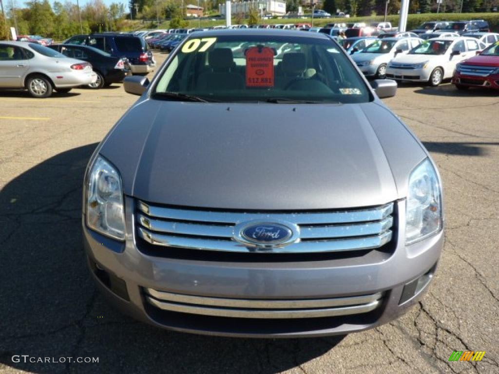 2007 Fusion SE - Tungsten Grey Metallic / Light Stone photo #7