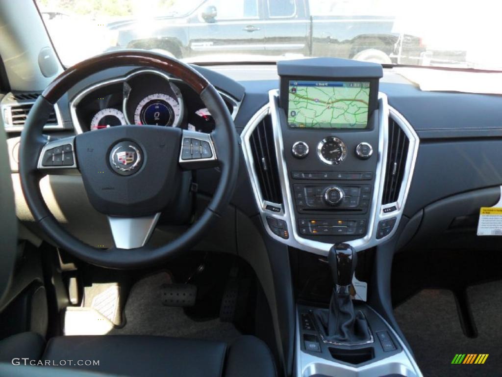 Ebony/Titanium Interior 2011 Cadillac SRX 4 V6 AWD Photo #37808432