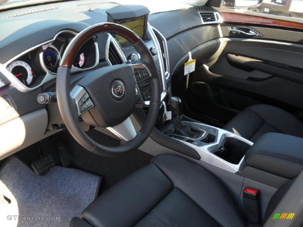 Ebony/Titanium Interior 2011 Cadillac SRX 4 V6 AWD Photo #37808525