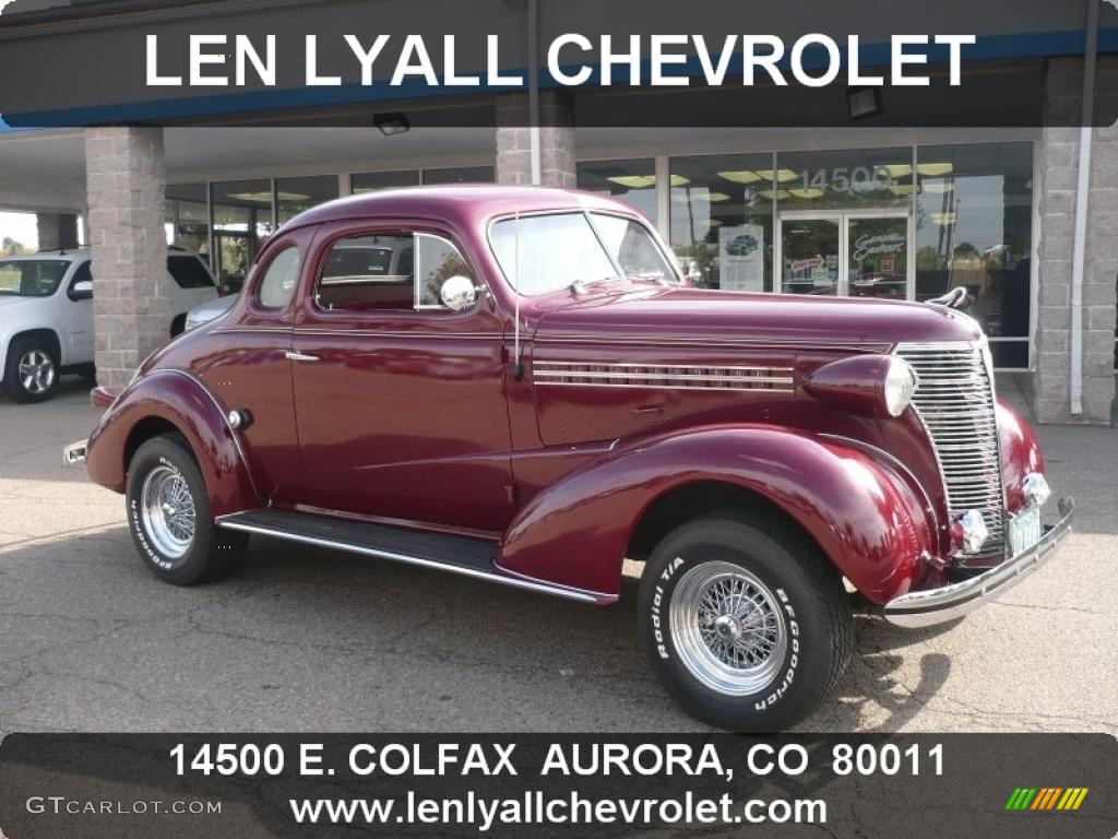 1937 Coupe  - Burgundy / Red photo #1