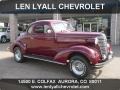 Burgundy 1937 Chevrolet Coupe 