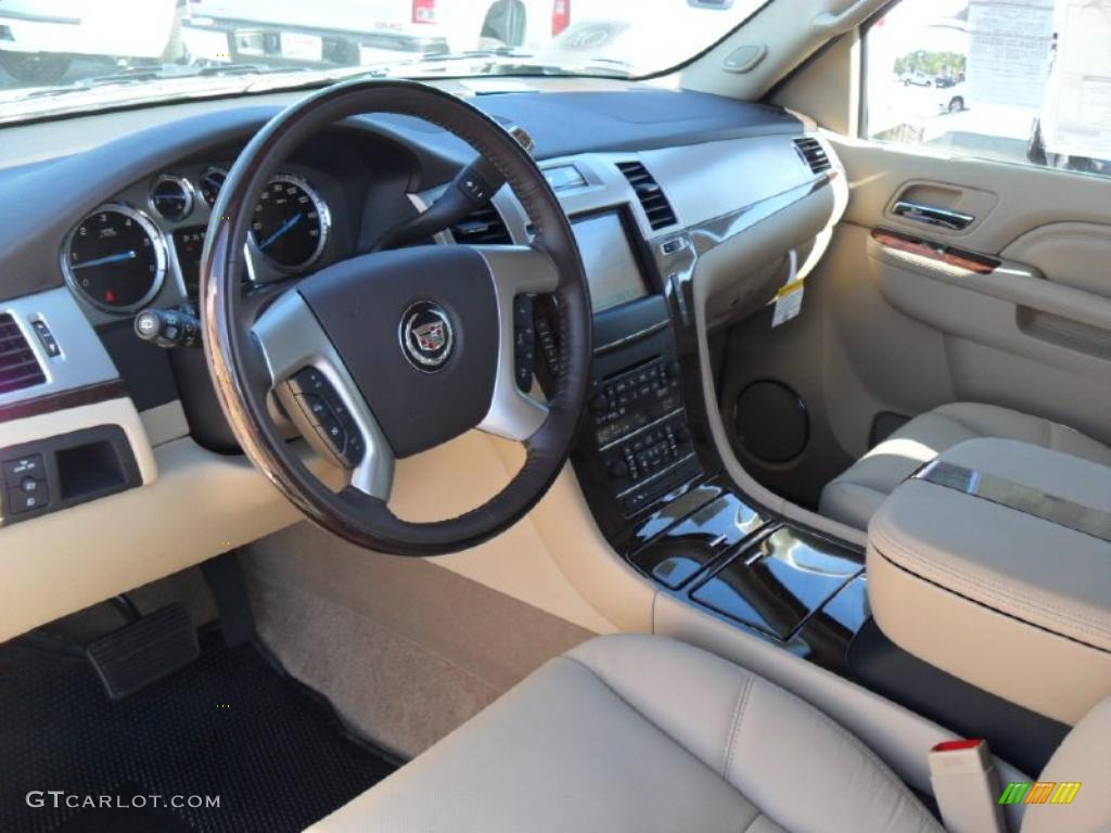 Cashmere/Cocoa Interior 2011 Cadillac Escalade ESV Luxury AWD Photo #37812244