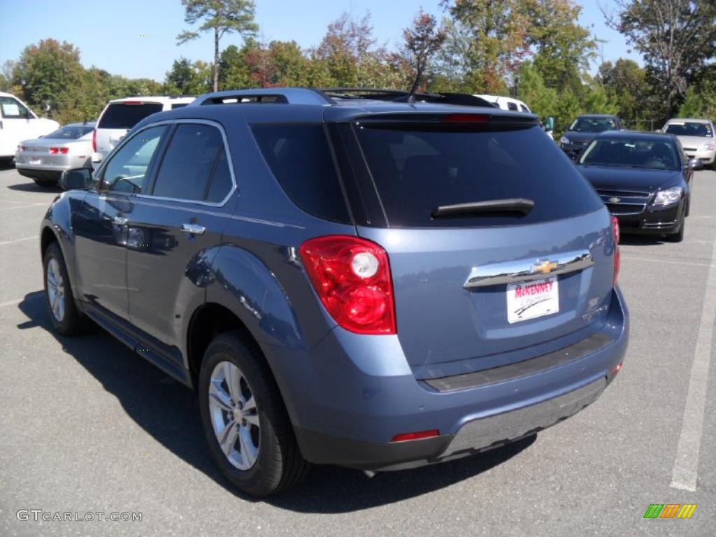 2011 Equinox LTZ - Twilight Blue Metallic / Jet Black photo #2