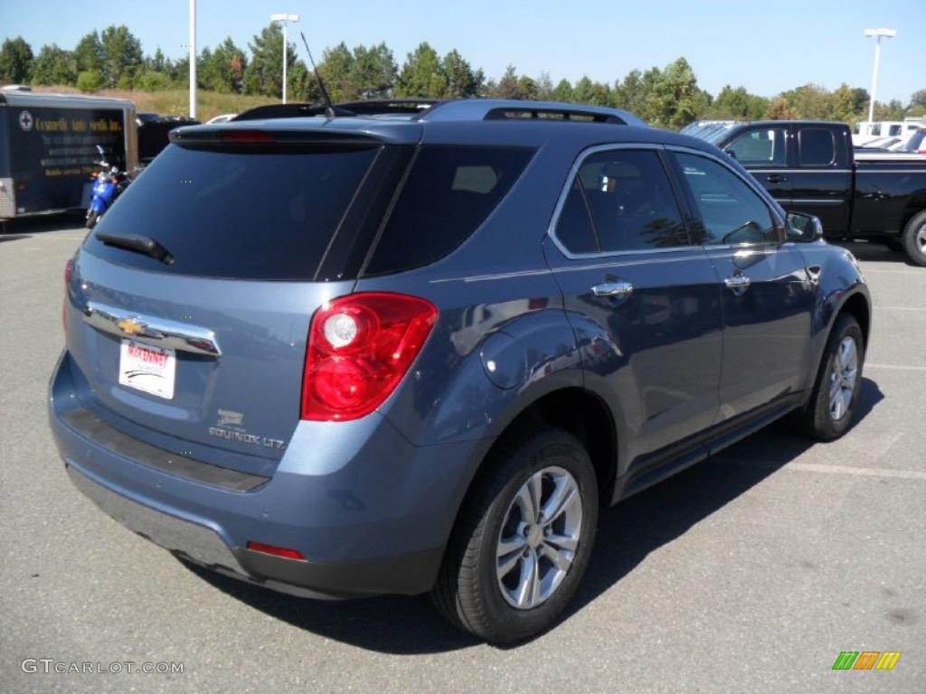 2011 Equinox LTZ - Twilight Blue Metallic / Jet Black photo #4