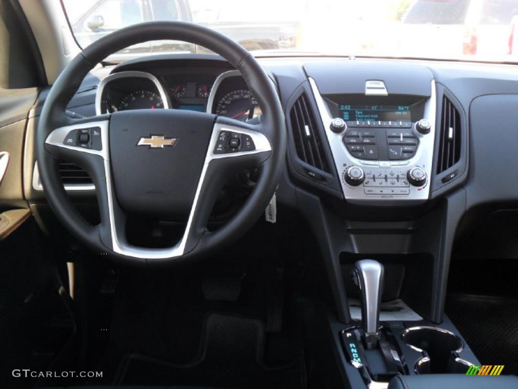 Jet Black Interior 2011 Chevrolet Equinox LTZ Photo #37812444