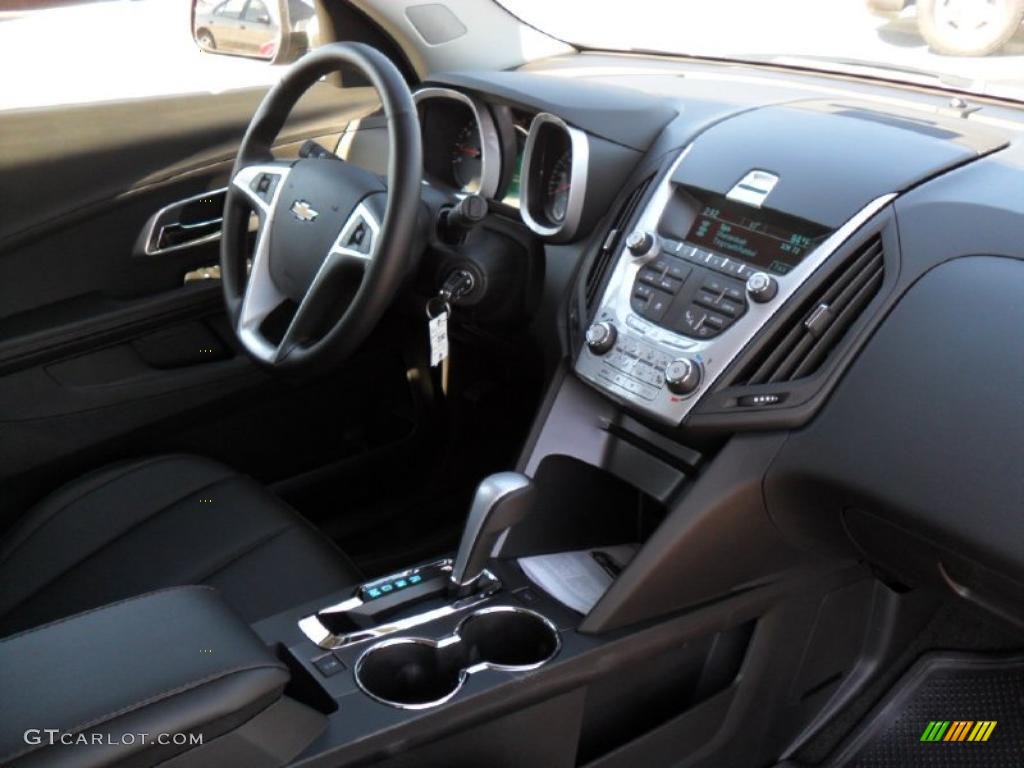 Jet Black Interior 2011 Chevrolet Equinox LTZ Photo #37812500